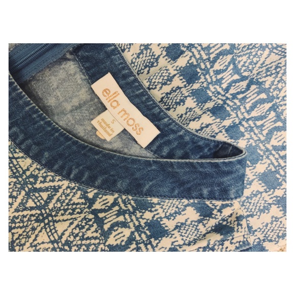 Ella Moss Sleeveless Printed Blouse - Picture 3 of 3